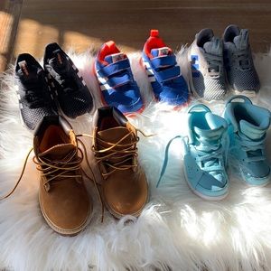 Toddler size 7 sneakers and boots